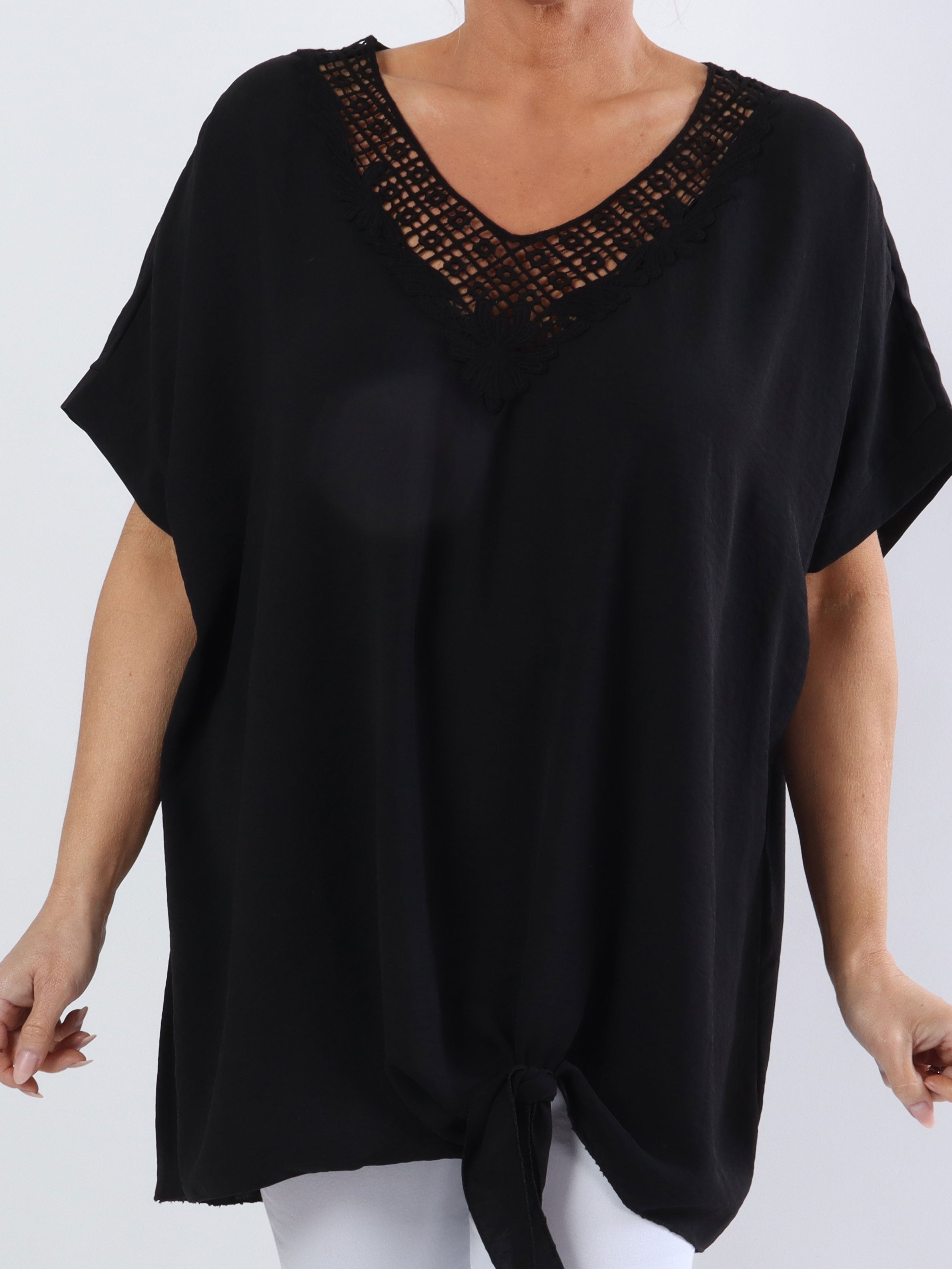 Lilly - Smuk plus size tunika med unik udskæring